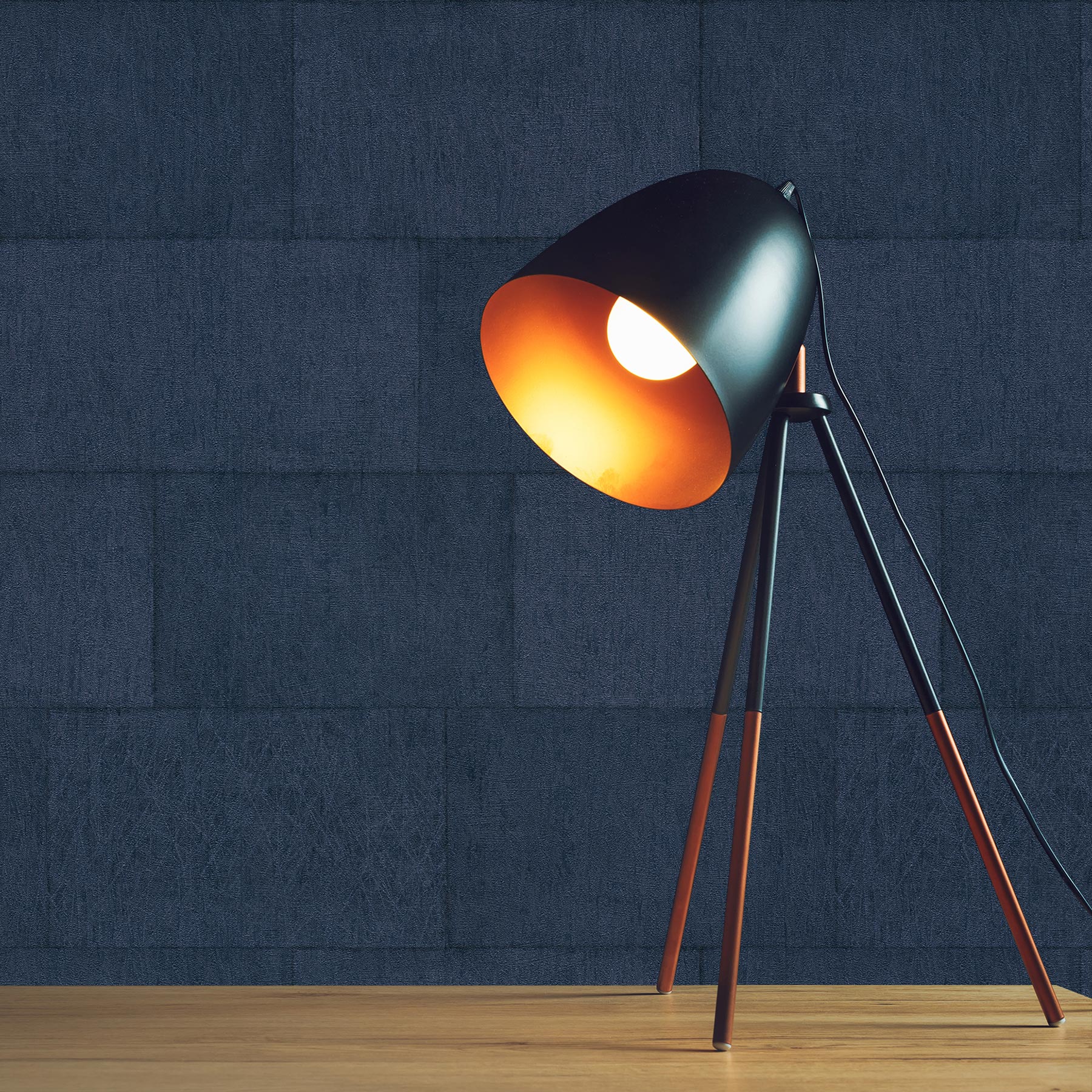 Tapete Stein Tilo M1-No.3394 | Vliestapete | Blau | Steinoptik | Modern | Steinwand