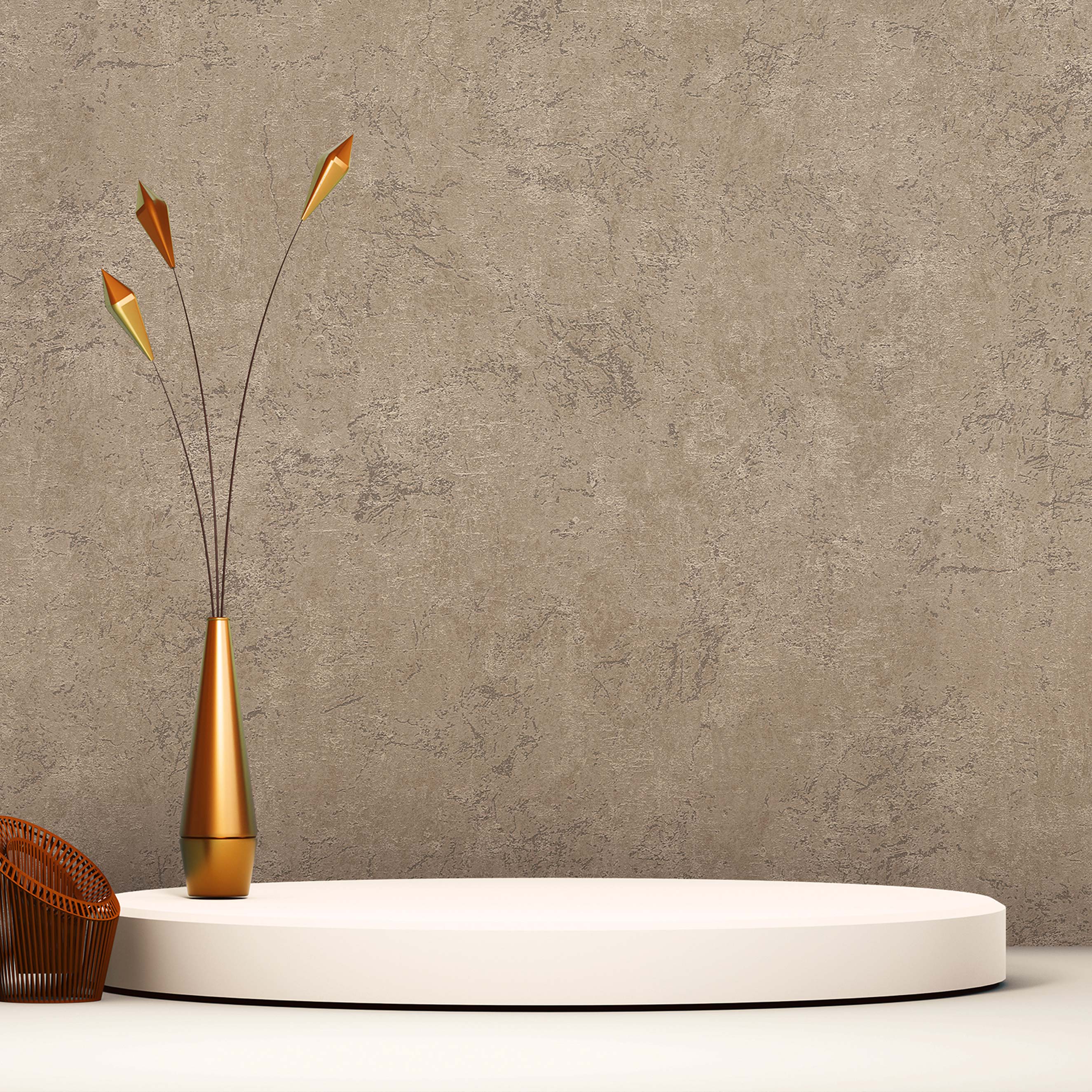 Tapete Beton Aurelio M1-No.829 | Vliestapete | Braun | Grau | Betonoptik | Modern | Urban