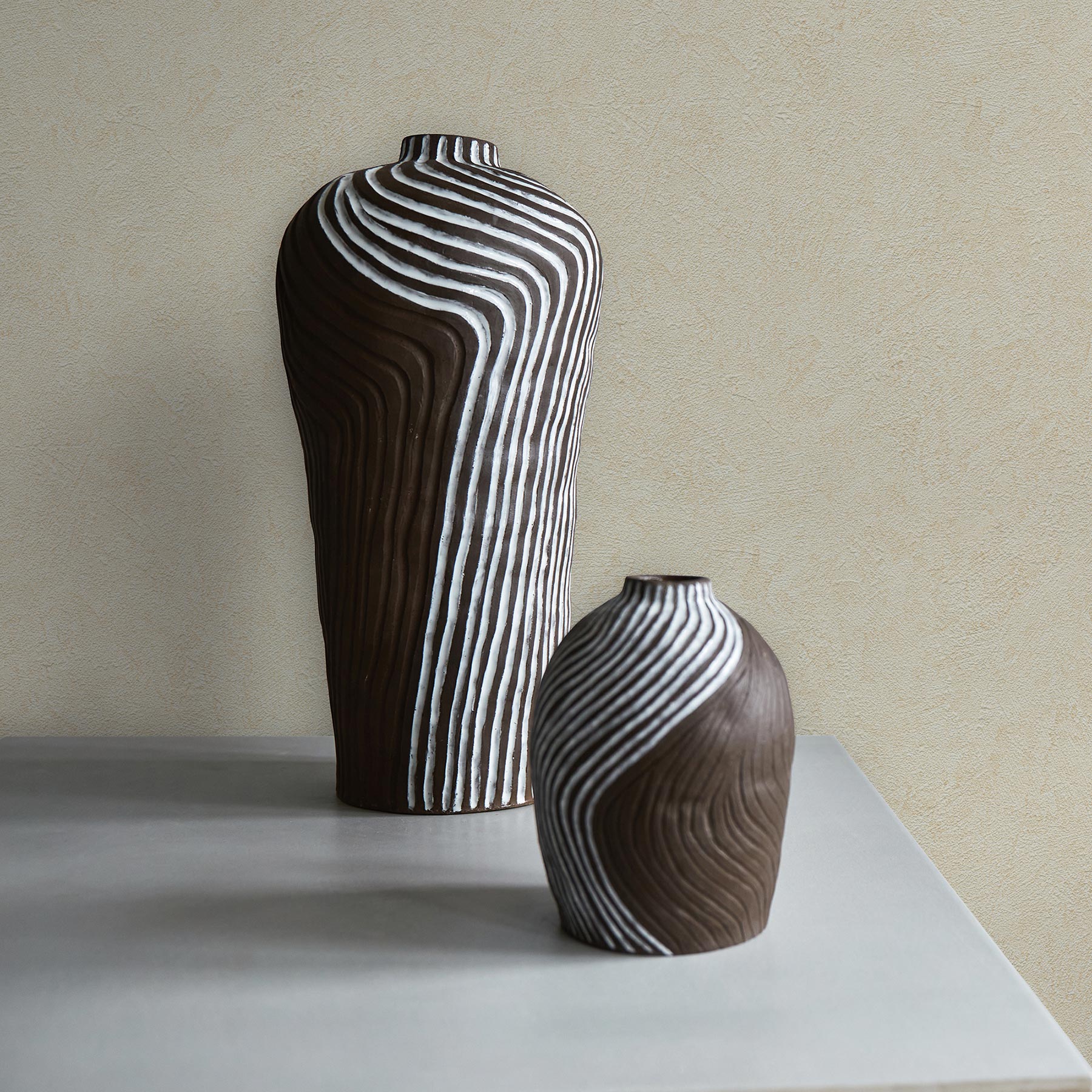 Tapete Uni M1-No.2247 Vliestapete Beige Tapete Einfarbig Unitapete