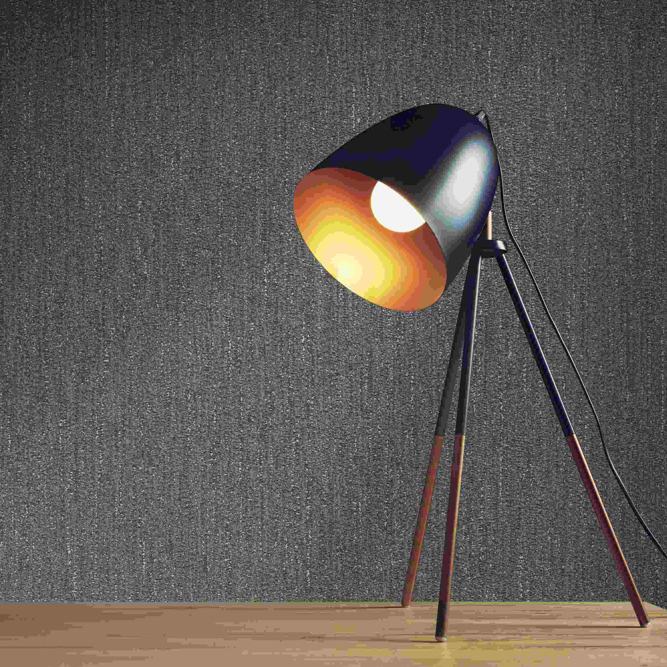 Tapete Vintage Retro M1-No.4190 Vlies Schwarz Grau Struktur Tadessi 10.05 x 0.53 m