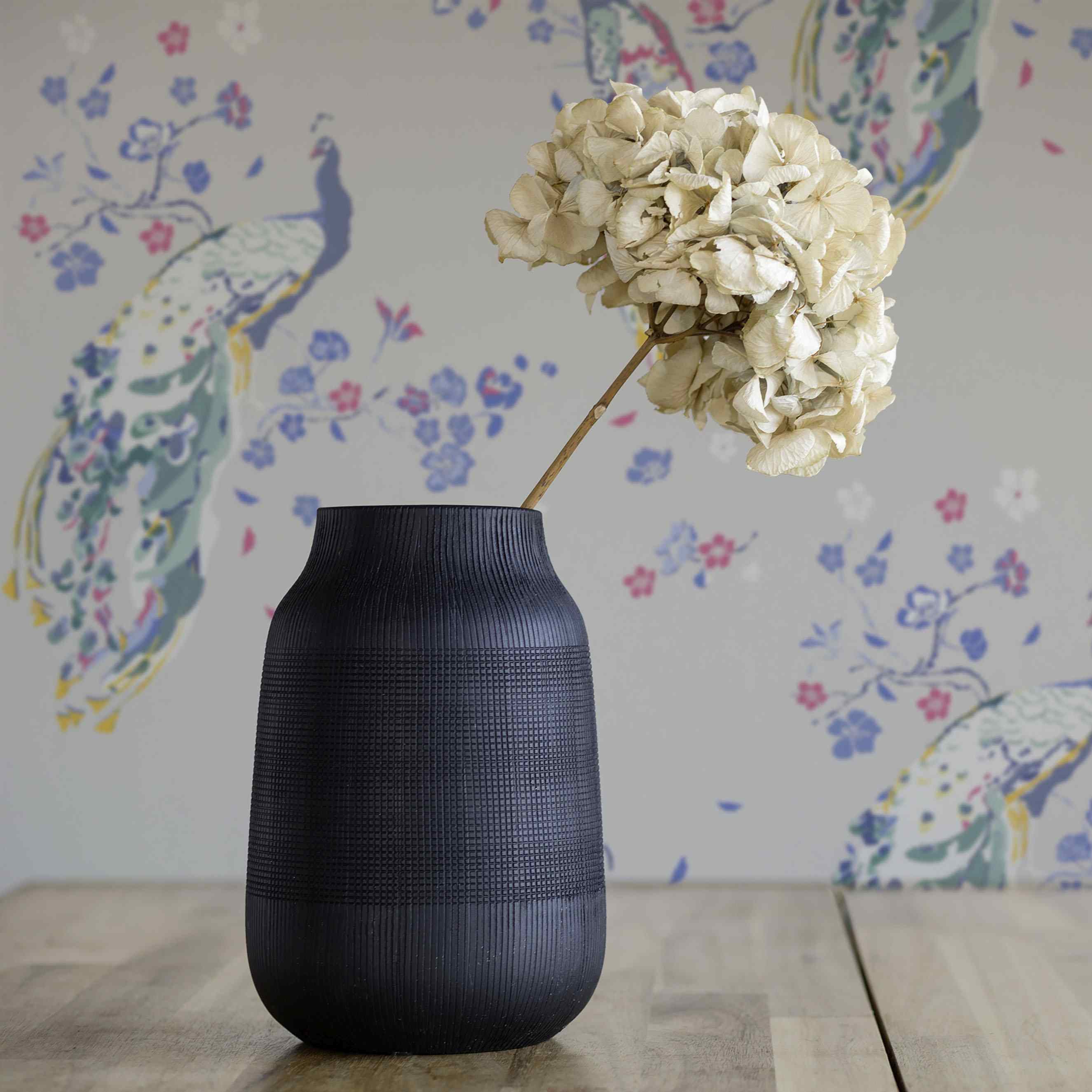 Tapete Maria Tiere M1-No.4118 Vlies Grau Blau Vogel Tadessi 10.05 x 0.53 m