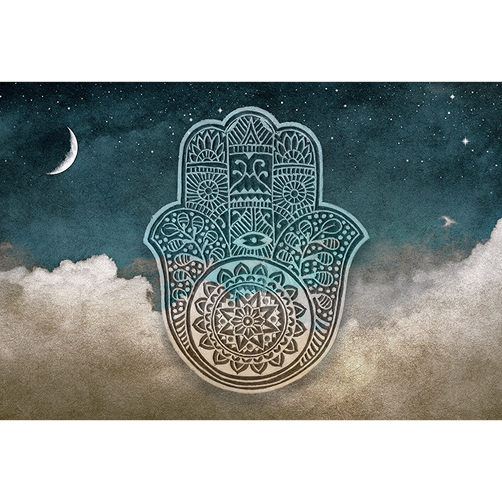 Tadessi Fototapete Orientalisch M1-No.60156 Digitaldruck Tapete Blau Beige - Himmel