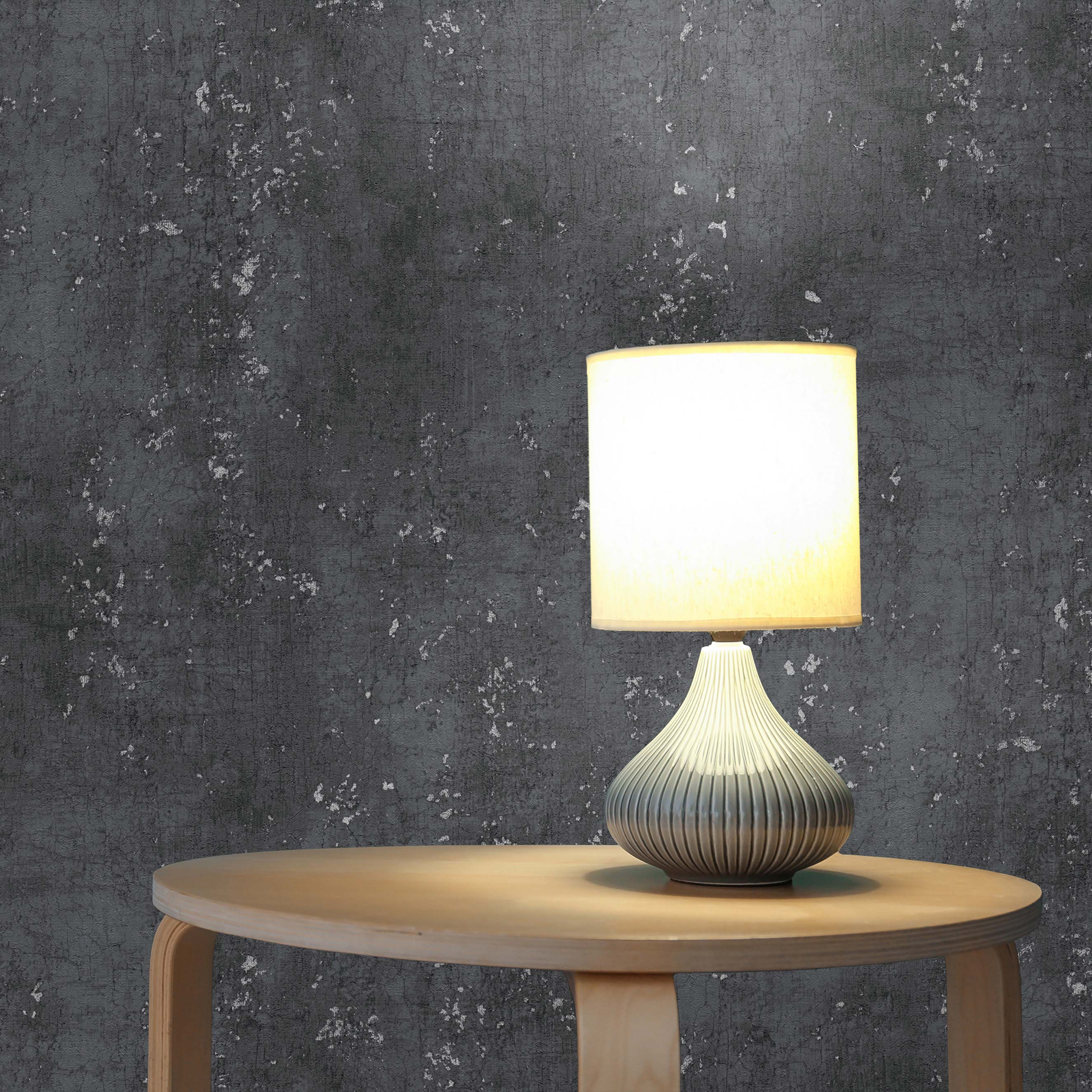 Tapete Beton Mio M1-No.586 | Vliestapete | Schwarz | Modern | Betonoptik | Urban | Betonwand