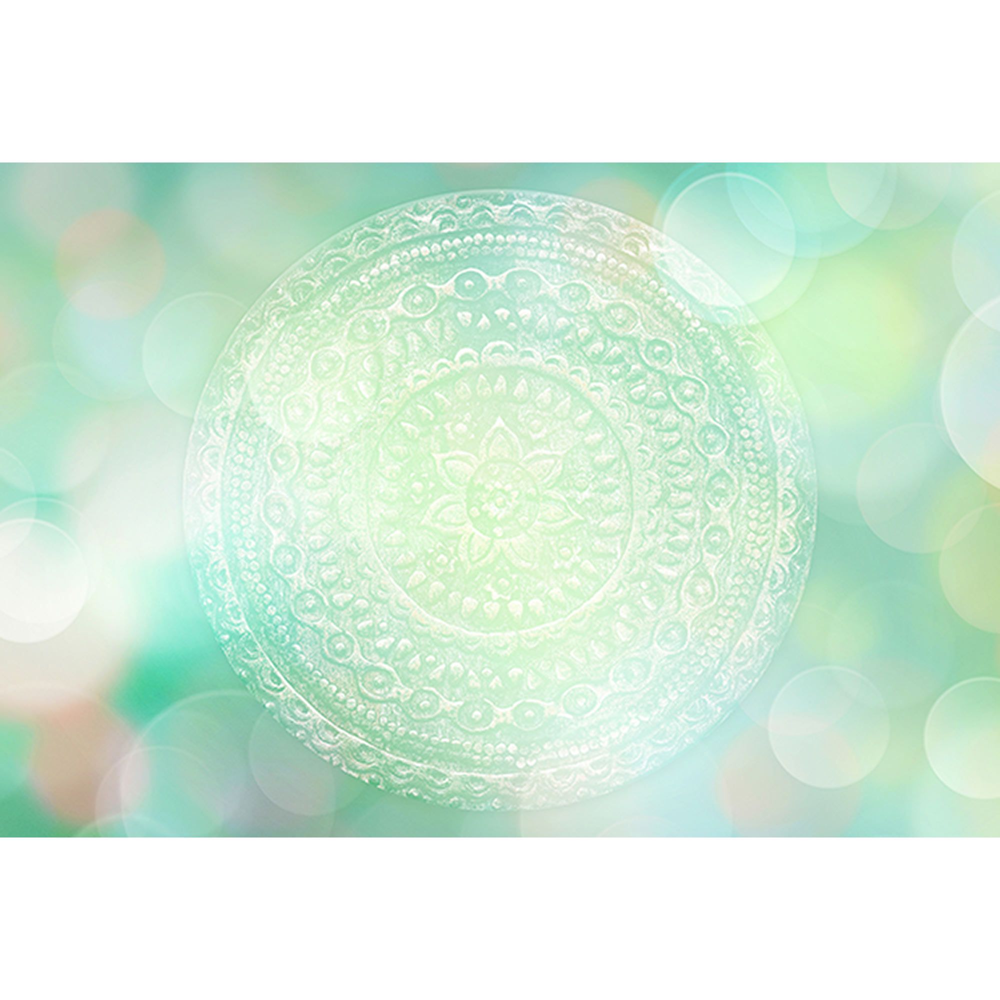 Tadessi Fototapete Orientalisch M1-No.60181 Digitaldruck Tapete Grün Blau - Mandala