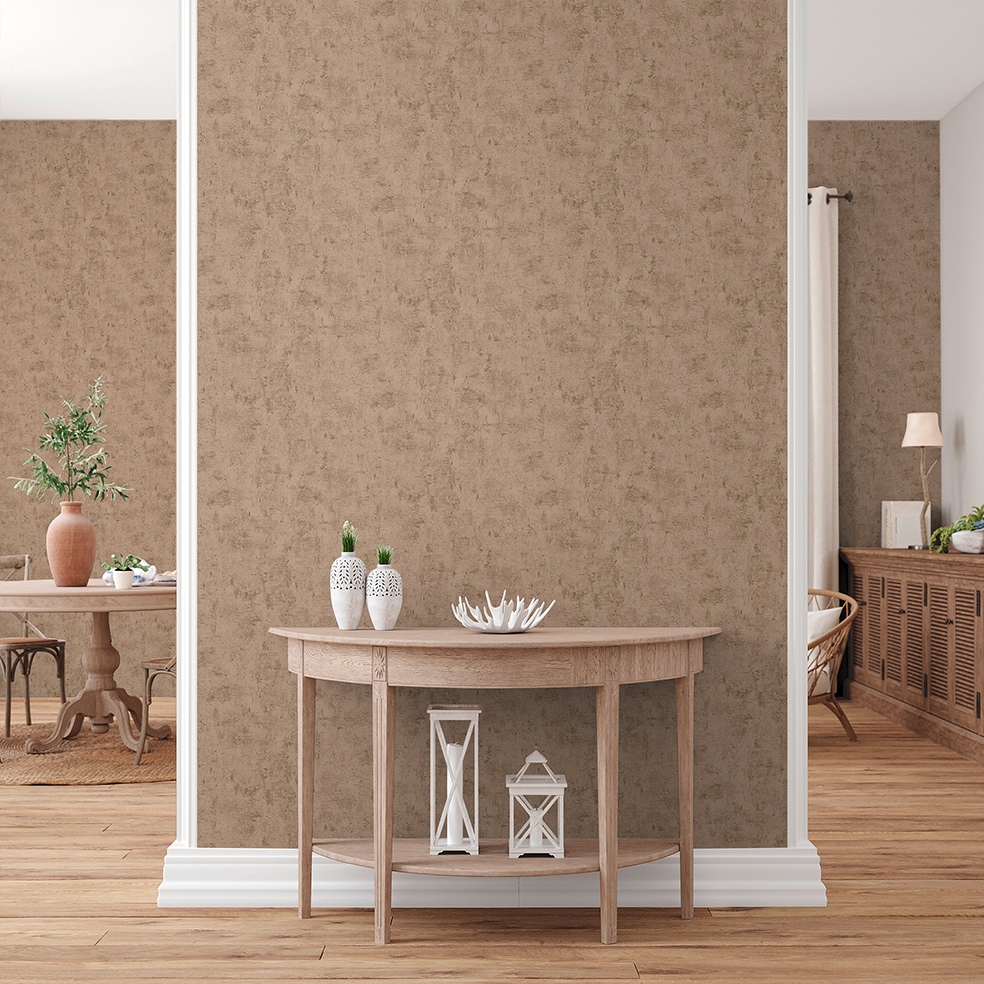 Tapete Uni Einfarbig M1-No.11034 Vlies Rosa Gold Tadessi 10.05 m x 0.53 m