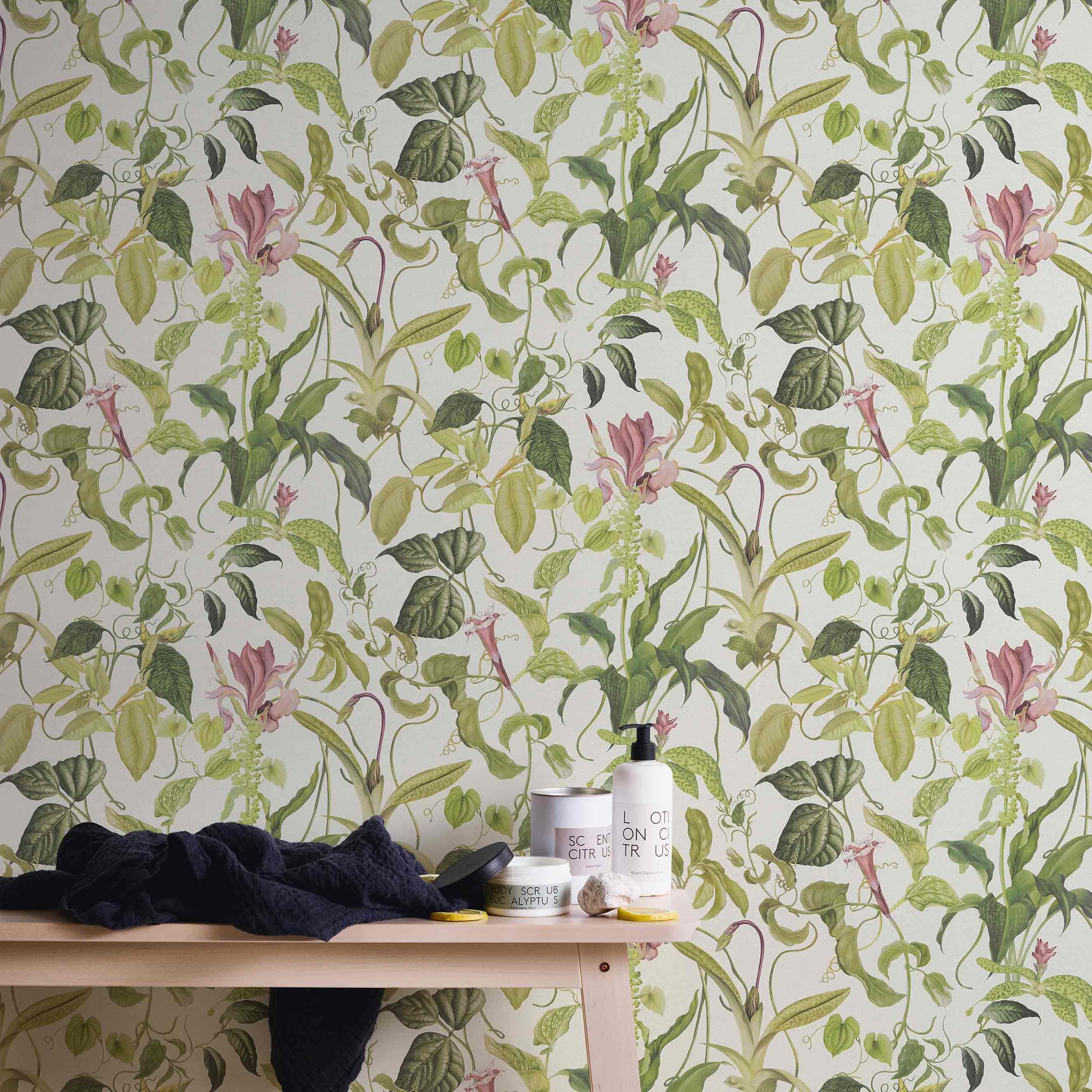 Designer Michalsky 4 Change is good | No. 10033 | Vliestapete Naturoptik | 0.53 m x 10.05 m | Grün