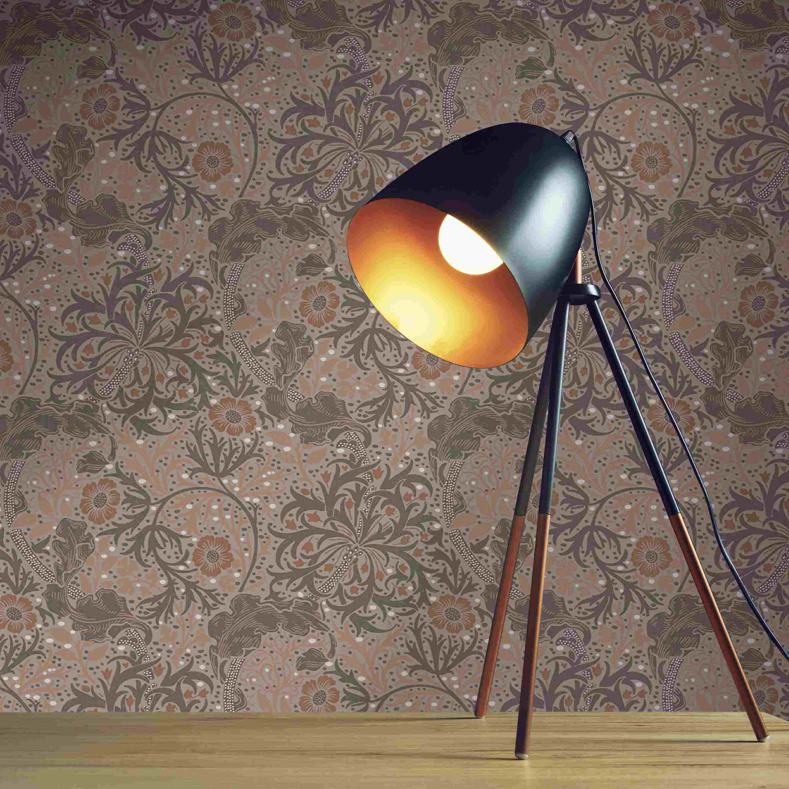 Tapete Juliano Blumen M1-No.4144 | Vlies | orange | Beige | Blumen | Tadessi | 10.05 x 0.53 m