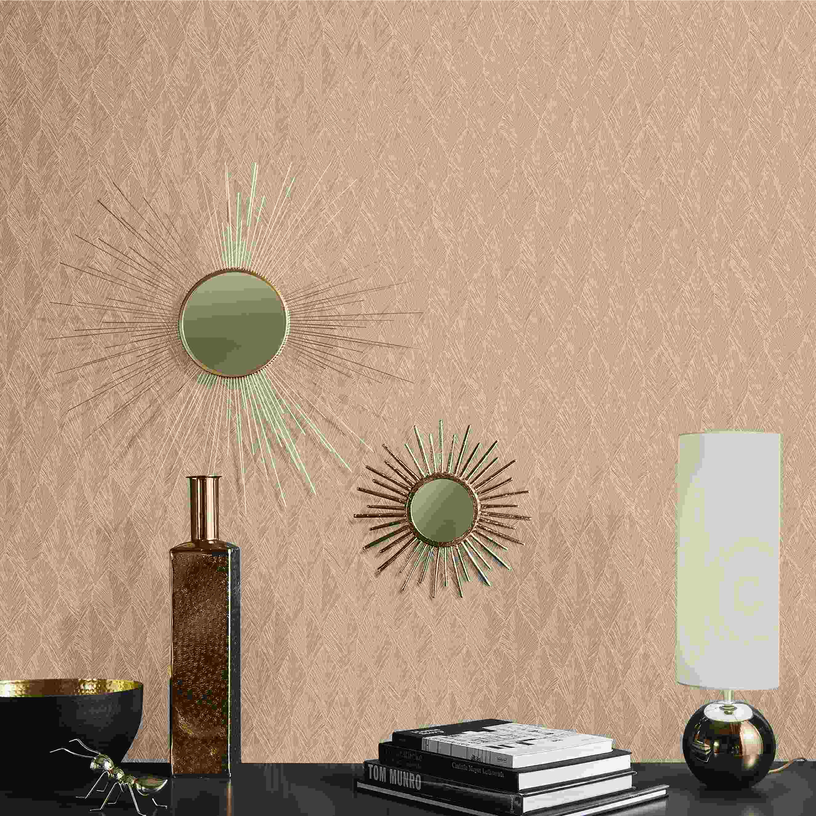 Erismann Fashion for walls | 1004930 | Vliestapete 3D Tapete | 0.53 m x 10.05 m | Gold