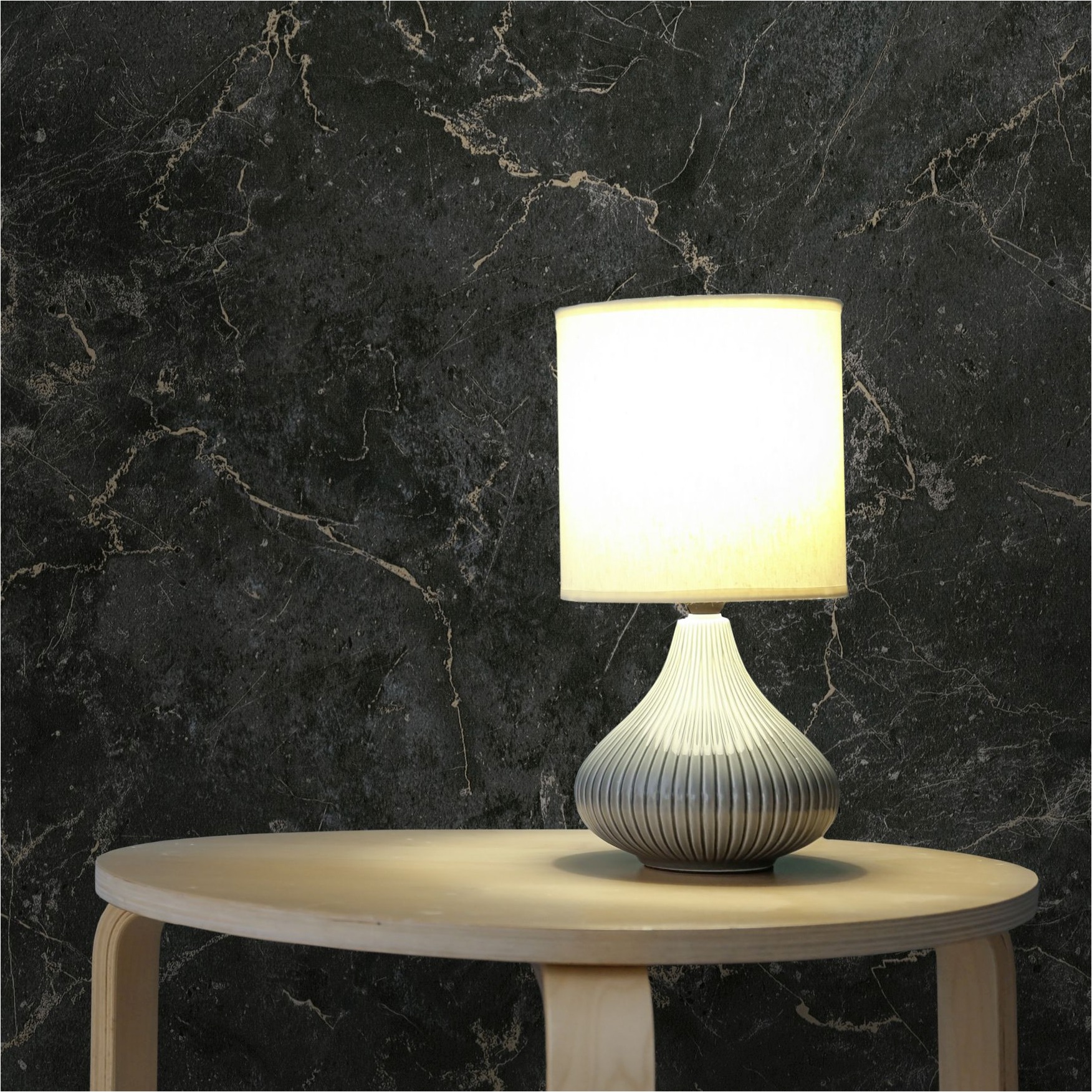 Tapete Marmortapete M1-No.11480 | Vliestapete Design | Schwarz | Gold | Wohnzimmer | Schlafzimmer