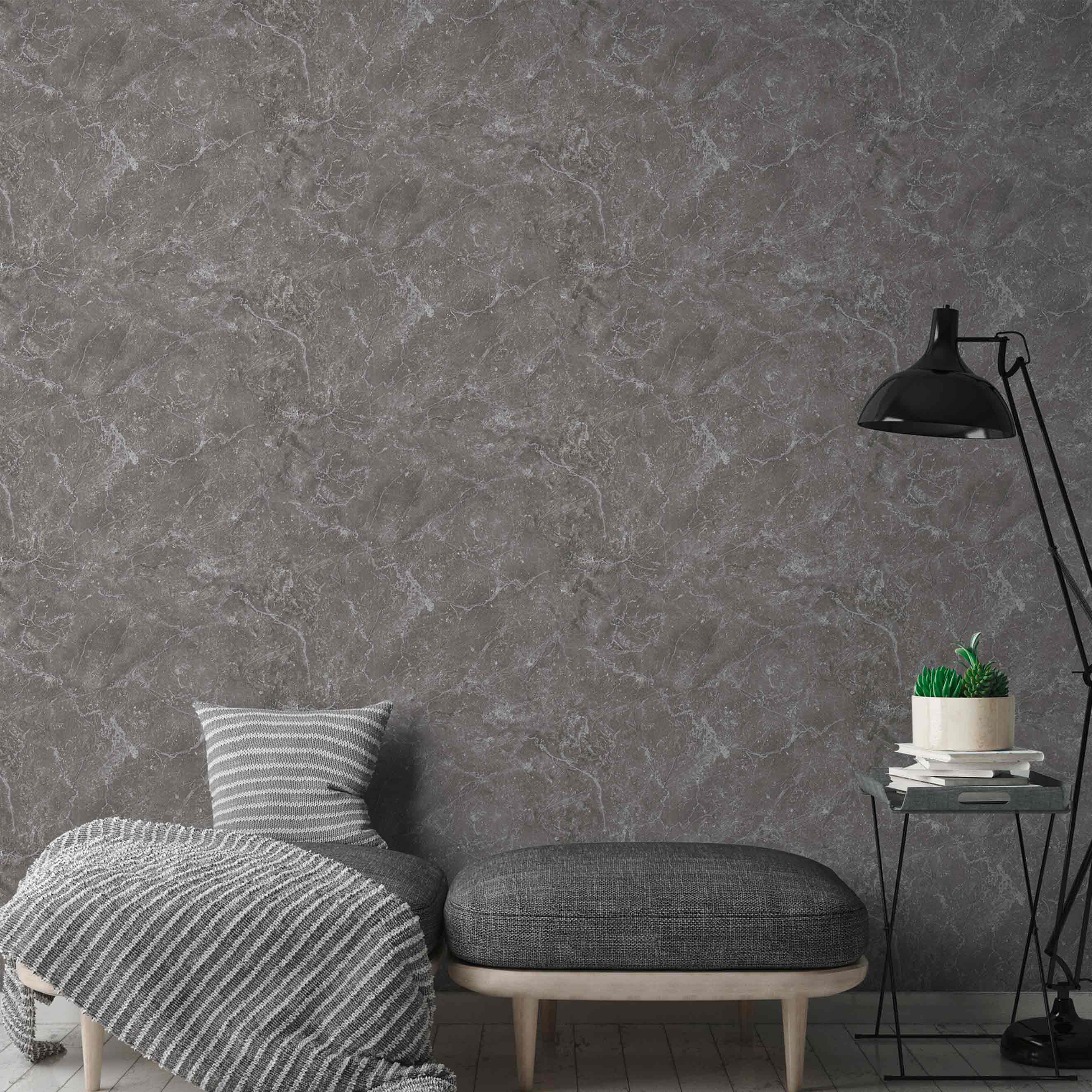 Designer Michalsky 4 Change is good | No. 10046 | Vliestapete Steinoptik | 0.53 m x 10.05 m | Grau