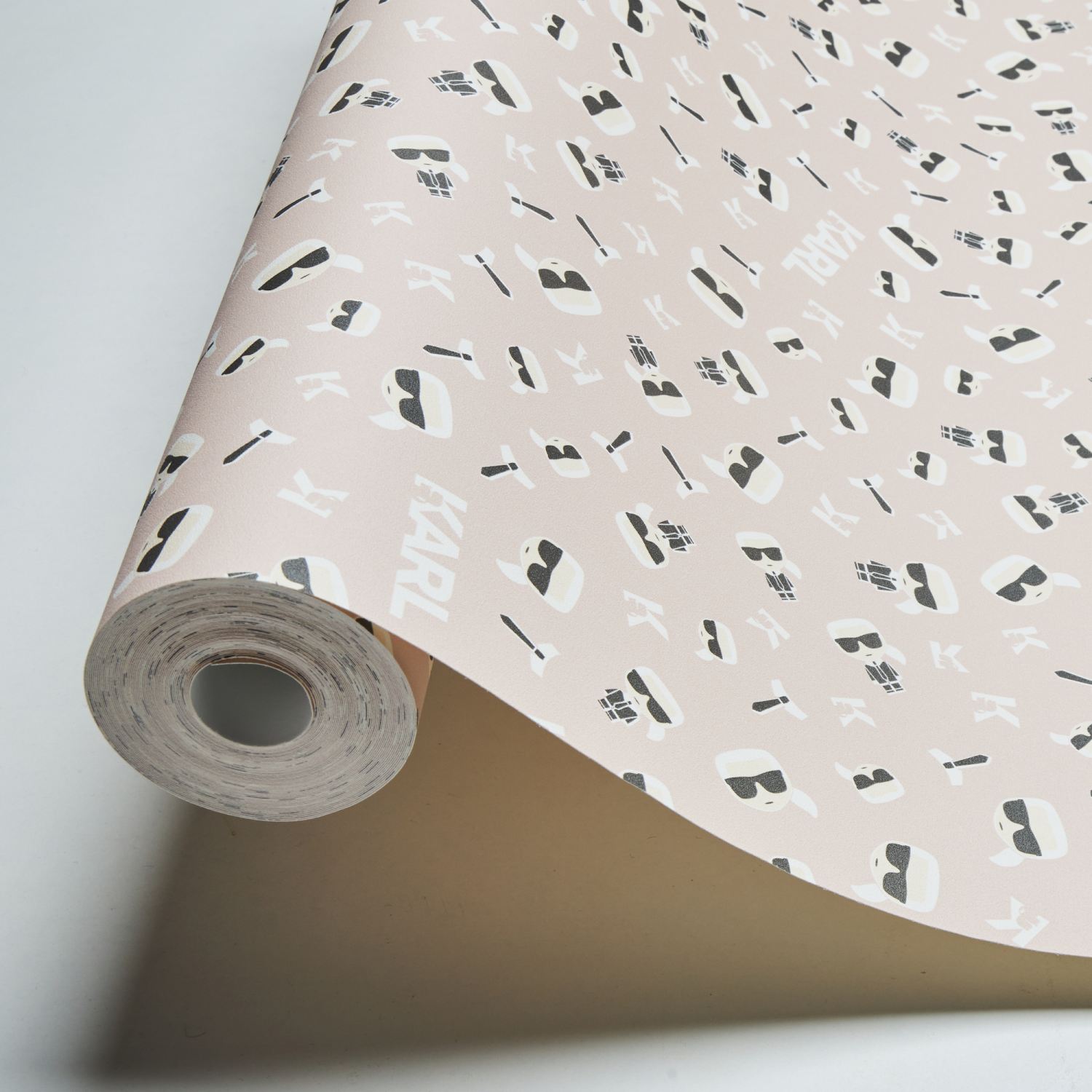 Designer Karl Lagerfeld | No. 10114 | Vliestapete 3D Optik | 0.53 m x 10.05 m | Beige
