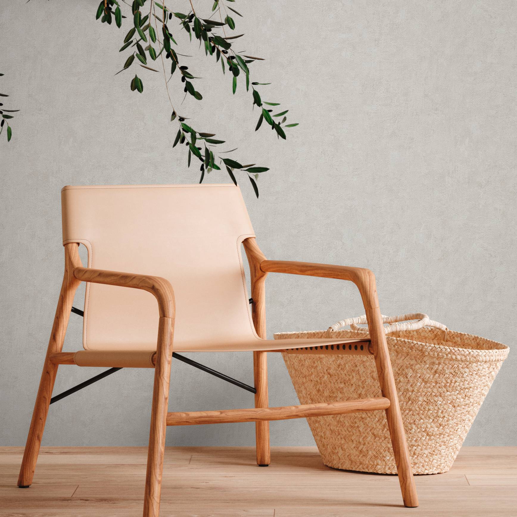 Tapete Uni M1-No.3517 Vliestapete Grau Tapete Einfarbig Unitapete