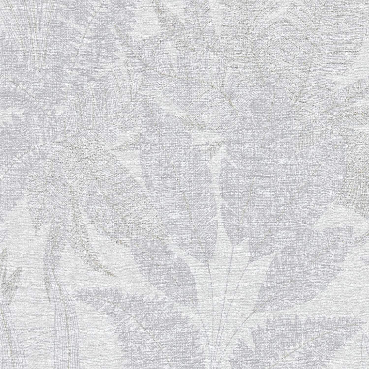 Tapete Mario Blumen M1-No.11157 Vlies Grau Creme Tadessi 10.05 m x 0.53 m