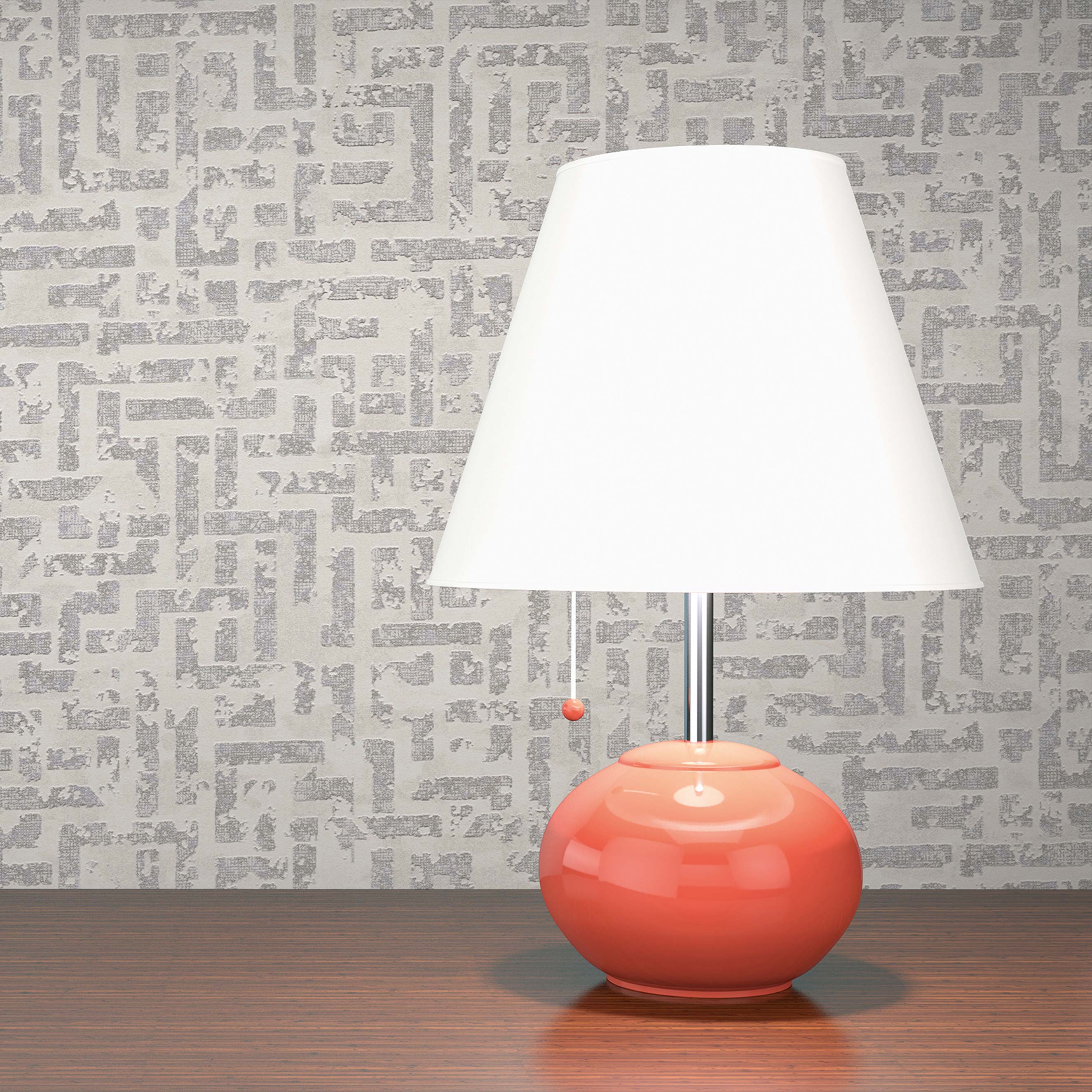 Tapete Grafik Meo M1-No.1818 | Vliestapete | Weiß | Silber | Geometrisch | Modern
