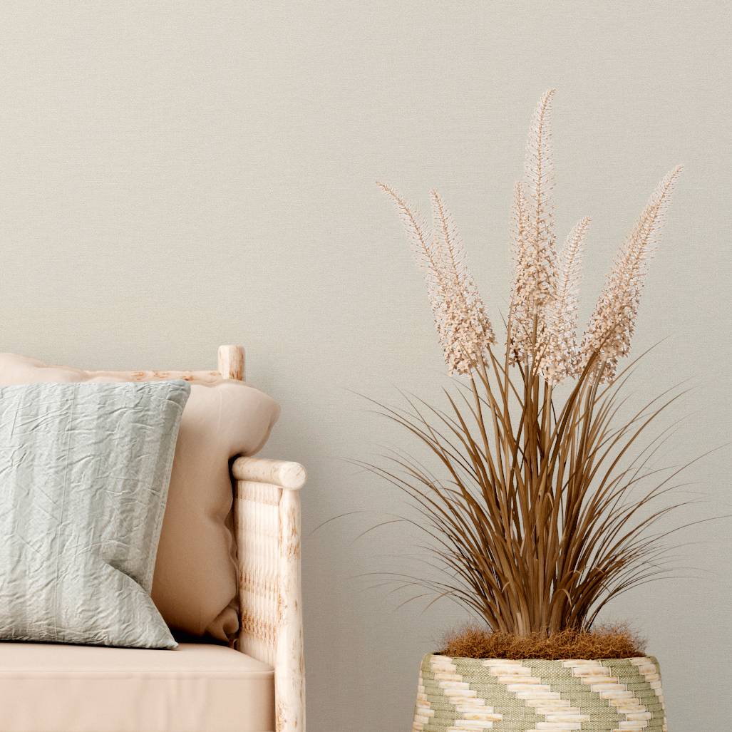 Tapete Uni M1-No.3542 Vliestapete Beige Tapete Einfarbig Unitapete