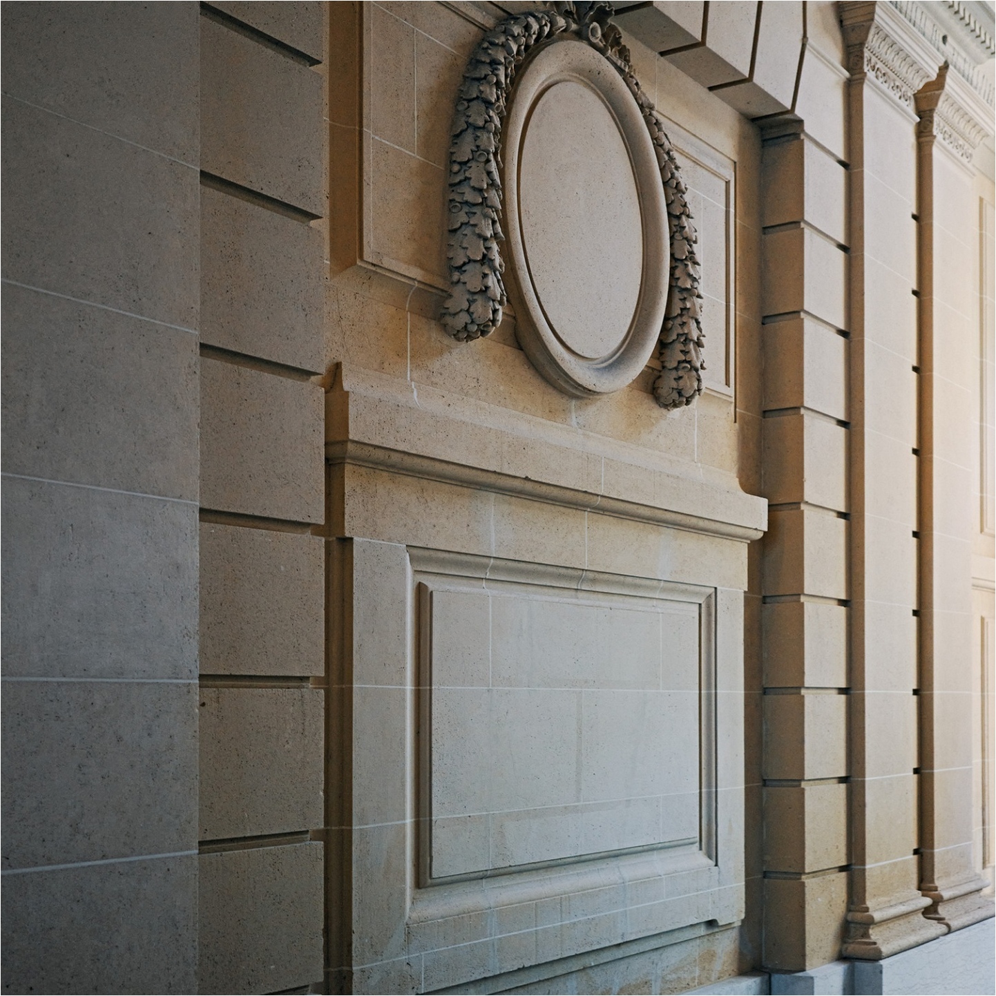 Fototapete Klassisch M1-No.12070 | Vliestapete | Beige | Creme | Betonwand | Wohnzimmer | Küche