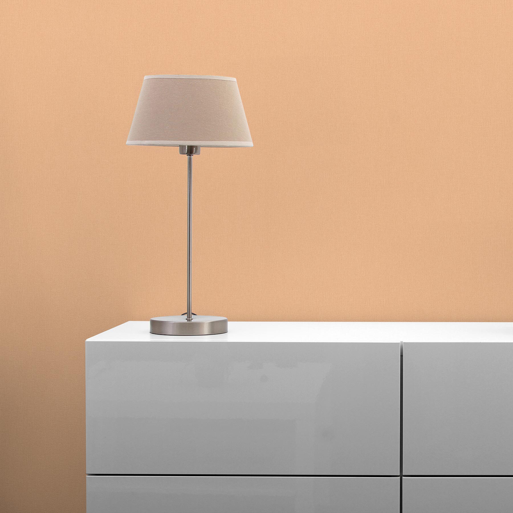 Tapete Uni M1-No.3222 | Vliestapete | Orange | Tapete Einfarbig | Unitapete