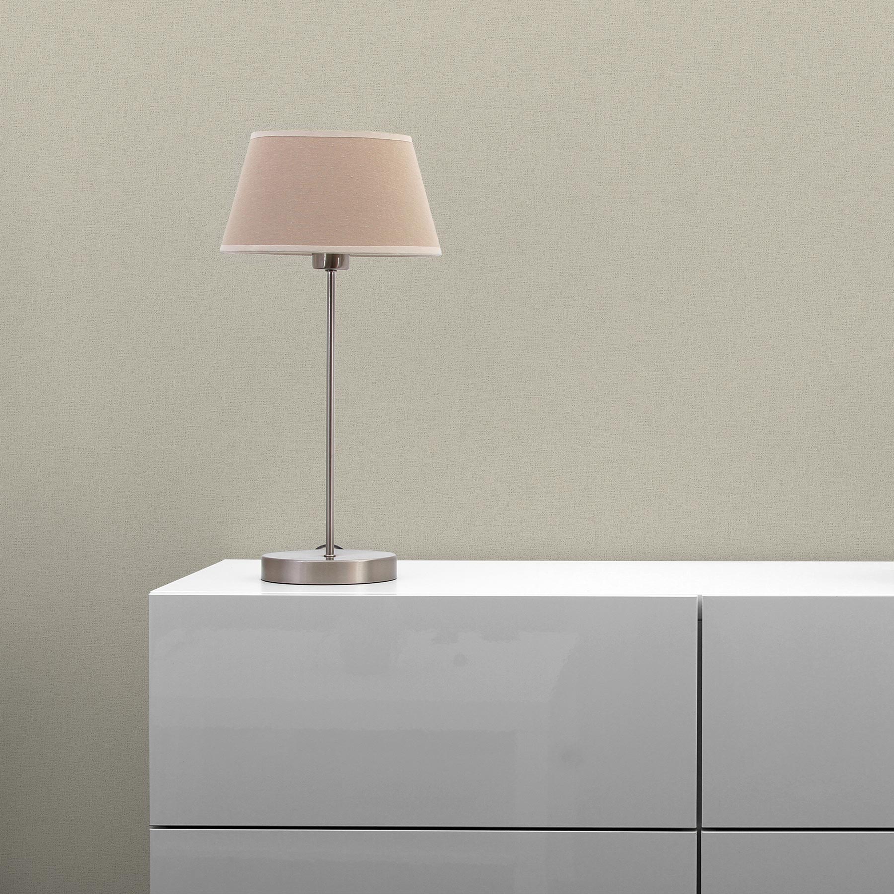 Tapete Uni M1-No.2912 | Vliestapete | Taupe | Tapete Einfarbig | Unitapete