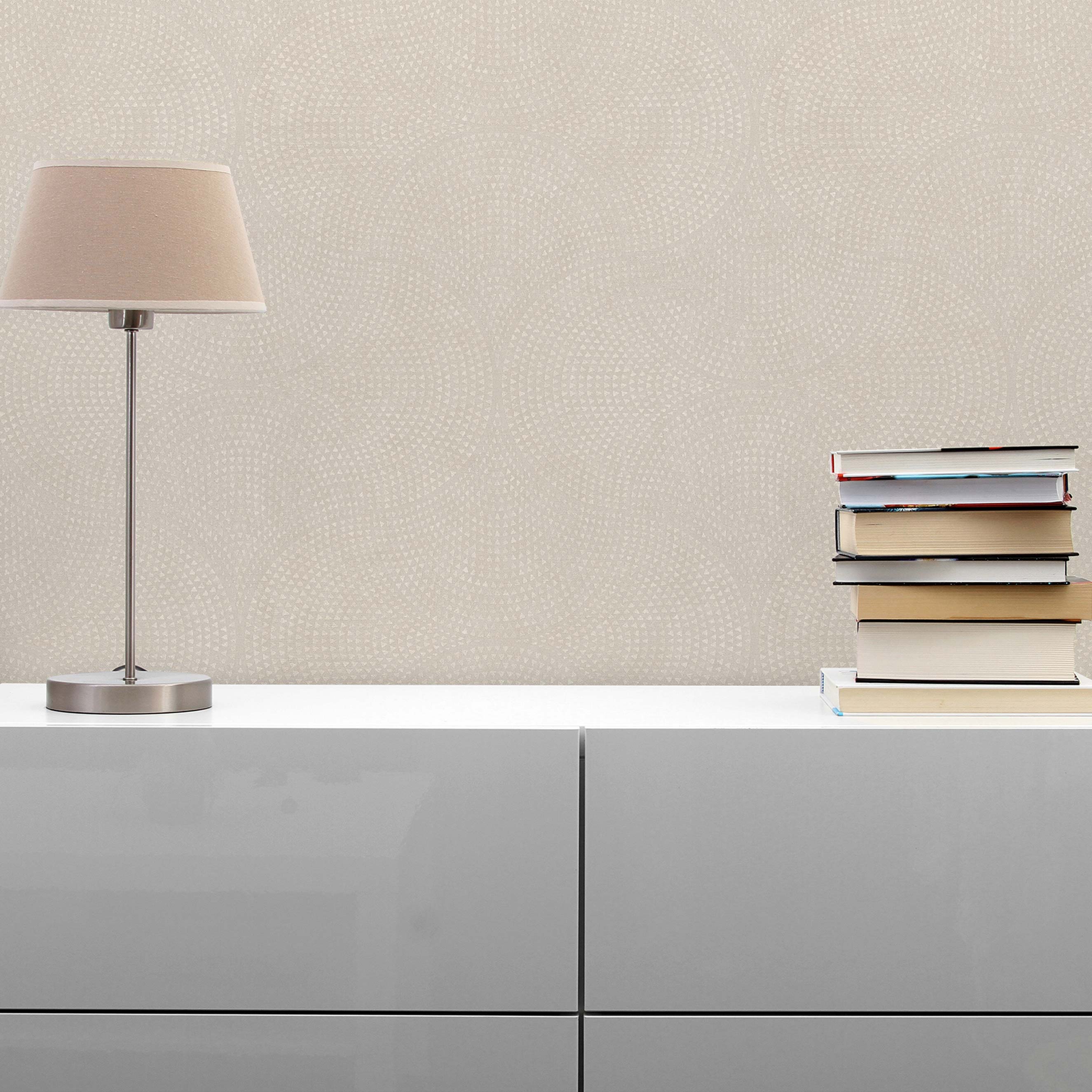 Tapete Art Deco Art Deco M1-No.1347 | Vliestapete | Beige | Creme | Geometrisch