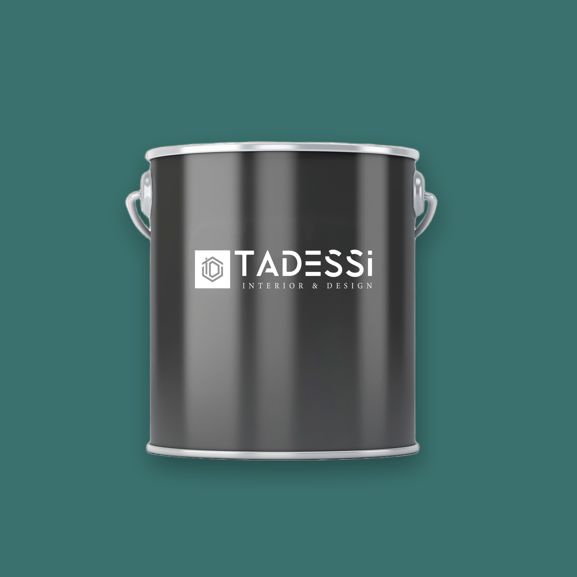 TADESSI Wall Select - Wandfarbe Grün  - Waldgrün -  Hochwertige Innenfarbe  -  Intensive Farbkraft