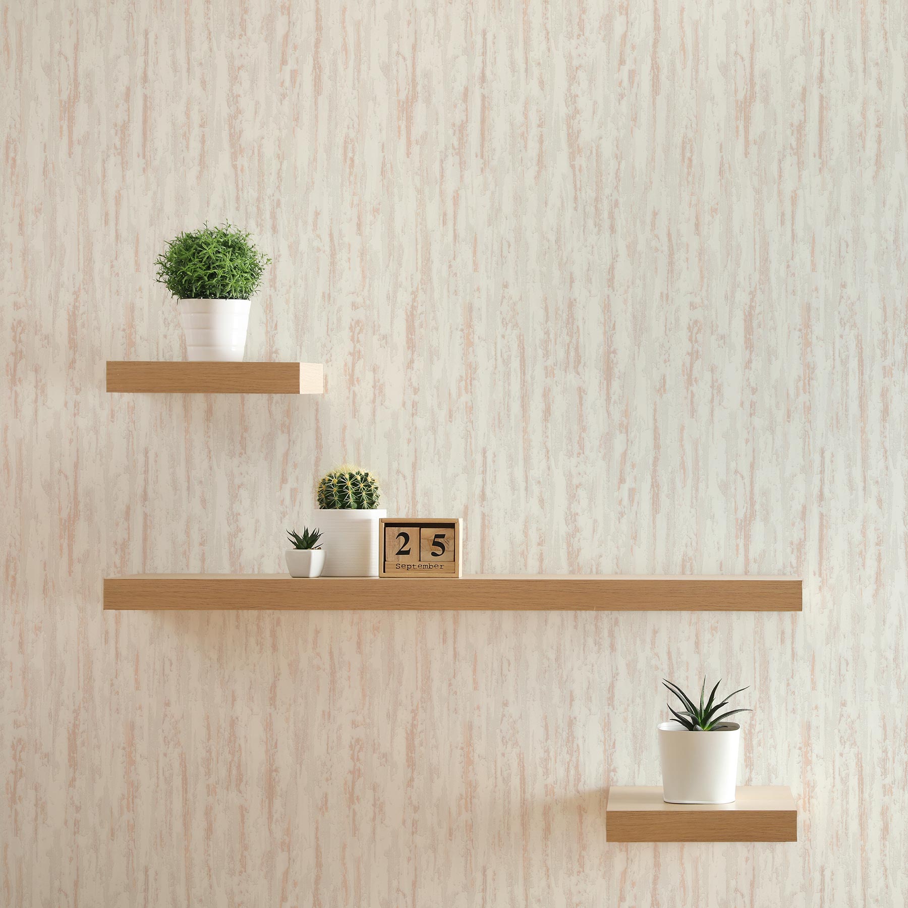 Tapete Vintage M1-No.2028 Papiertapete Weiß Vintagetapete Retro