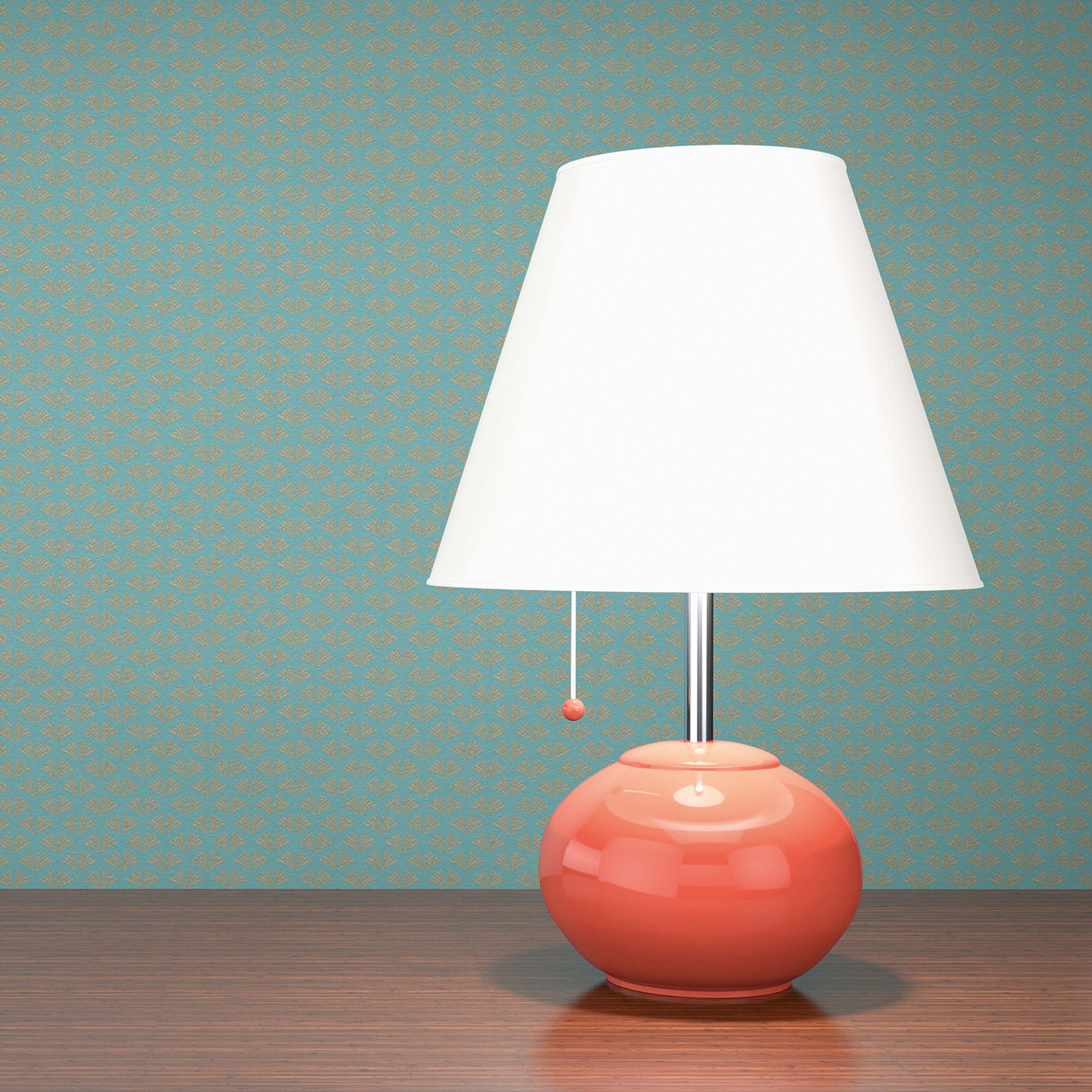 Tapete Art Deco Art Deco M1-No.1686 | Vliestapete | Türkis | Blau | Geometrisch