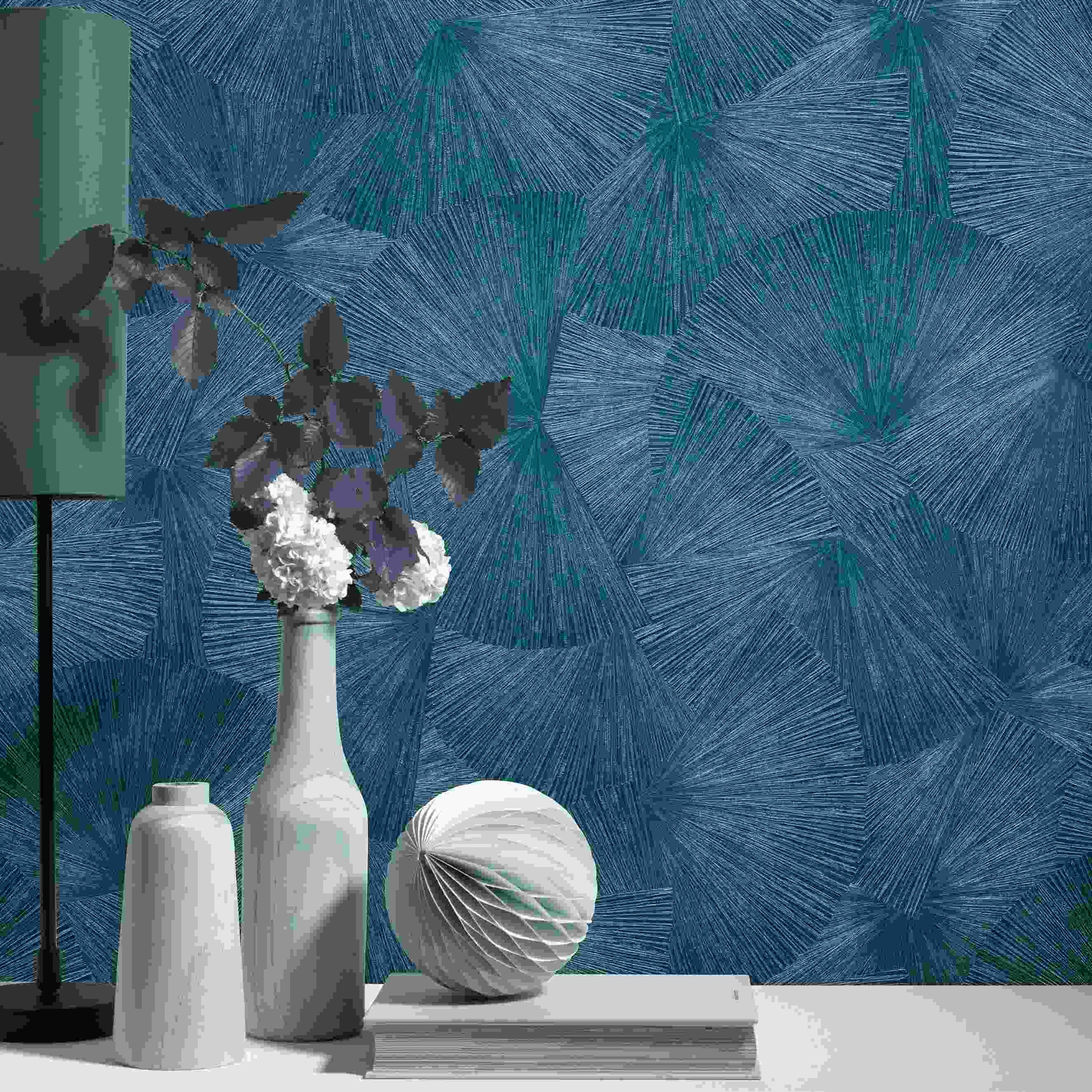 Erismann Fashion for Walls 3 | 1021919 | Vliestapete Muster | 0.53 m x 10.05 m | Türkis