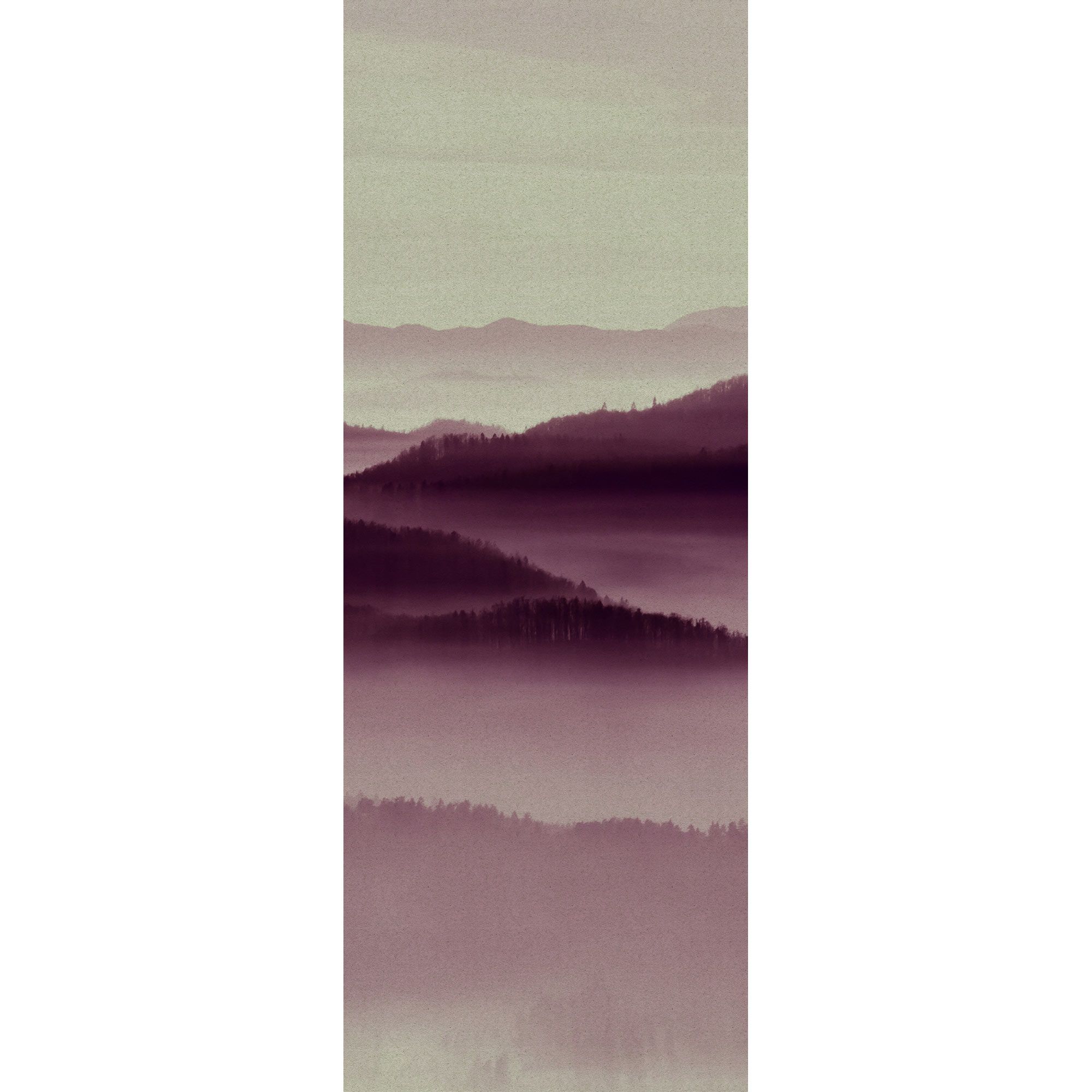 Fototapete Landschaft M1-No.60848 | Digitaldruck | Rosa | Lila | Berge