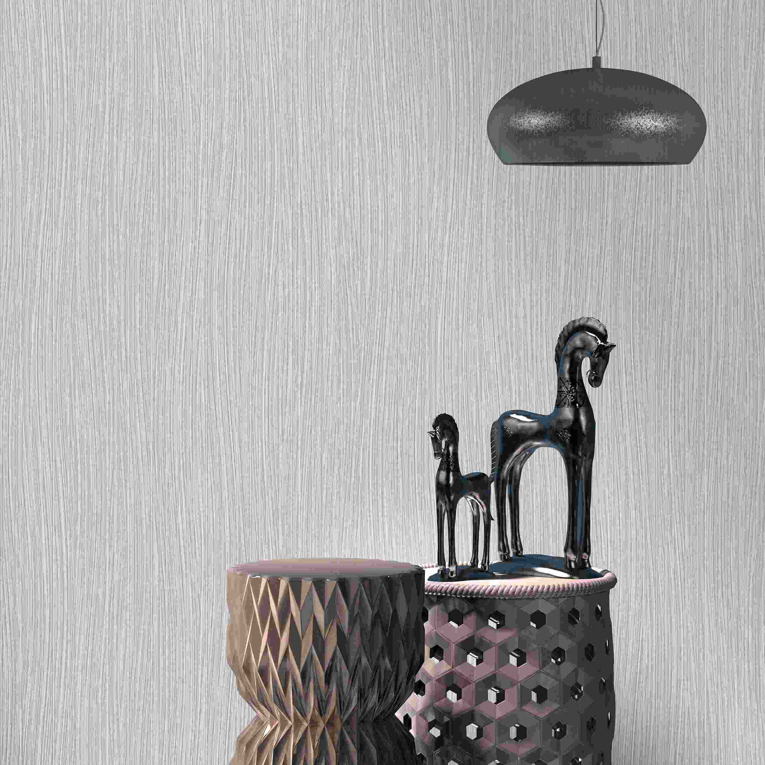 Erismann Fashion for Walls 3 | 1002829 | Vliestapete Einfarbig | 0.53 m x 10.05 m | Silber