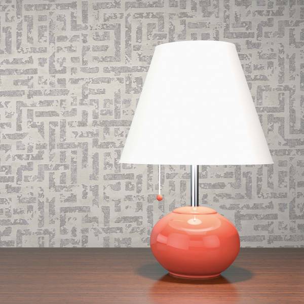 Tapete Grafik Meo M1-No.1818 | Vliestapete | Weiß | Silber | Geometrisch | Modern