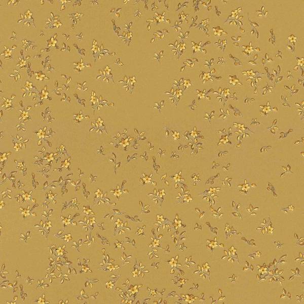 Design Tapete Versace 4 | No. 10224 | Vliestapete Blumenoptik | 0.70 m x 10.05 m | Gold