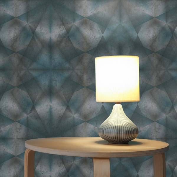 Tapete 3D Optik Margherita M1-No.1812 | Vliestapete | Blau | Grau | Modern Tapete 3D Optik Margherita M1-No.1812 | Vliestapete | Blau | Grau | Modern