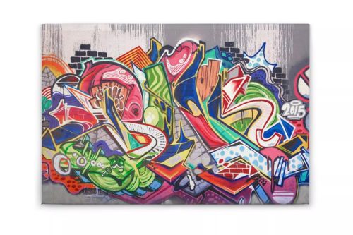 Moderne Schlafzimmer Bilder im Graffiti Stil