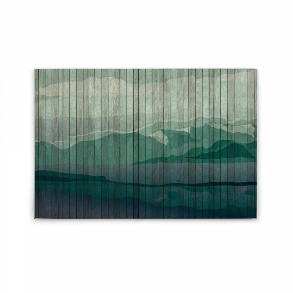Leinwandbild Landschaft M1-No.50206 | Wandbild 60 x 90 cm | Grün Keilrahmen Berge